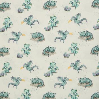 Baumwolljersey Miracle kleine Drachen by Christiane Zielinski by Swafing